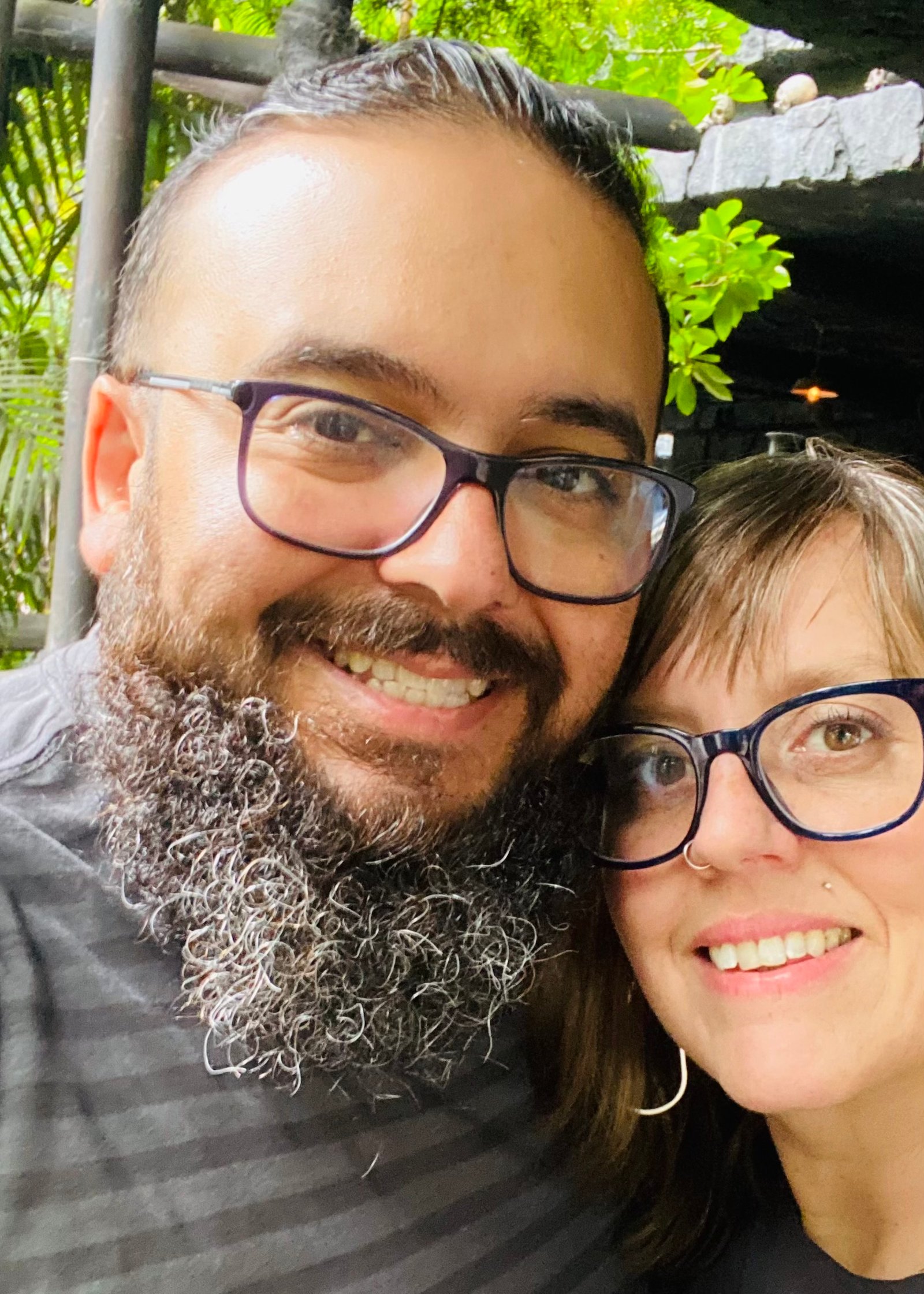 Adam Cabrera and wife