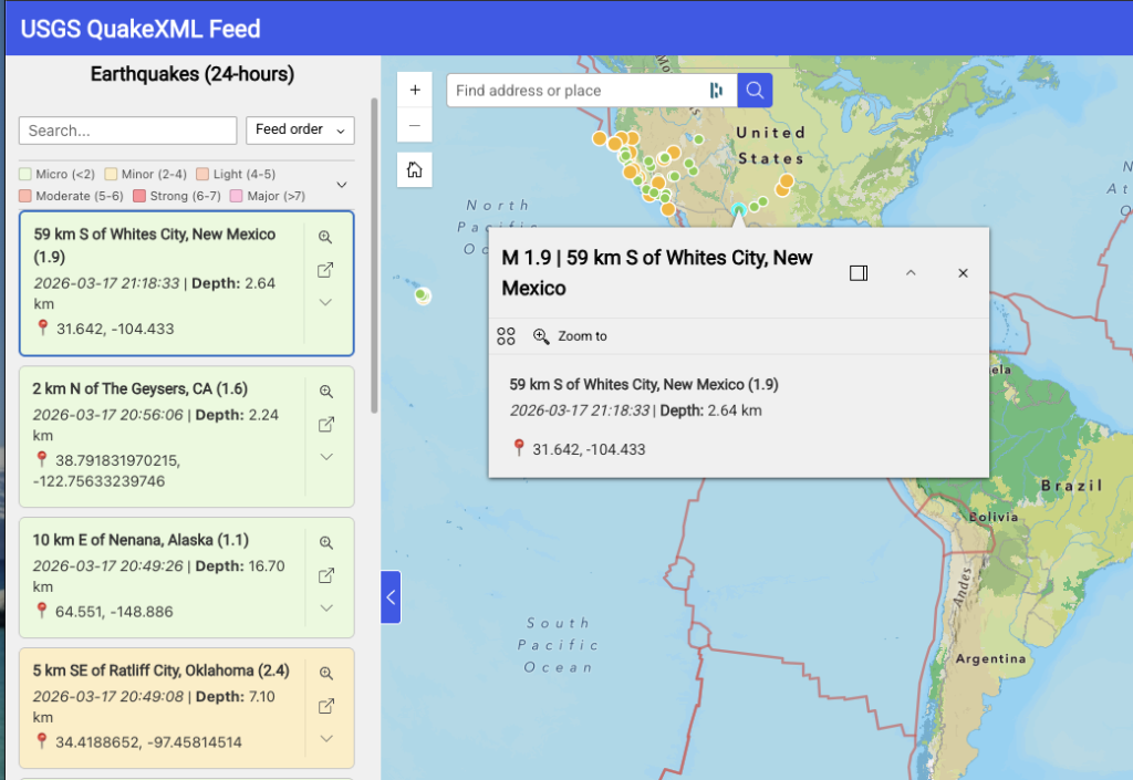 Desktop card and popup formatting